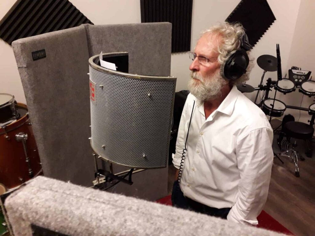 Petruzzelli in studio di registrazione